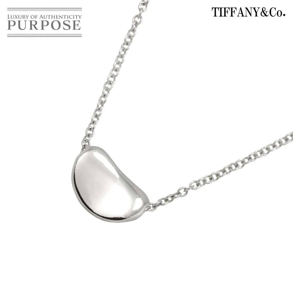Tiffany Bean Necklace Silver Sv